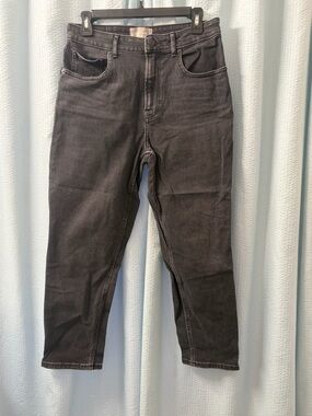 Everlane Classic Black High-Waist Ankle Jeans